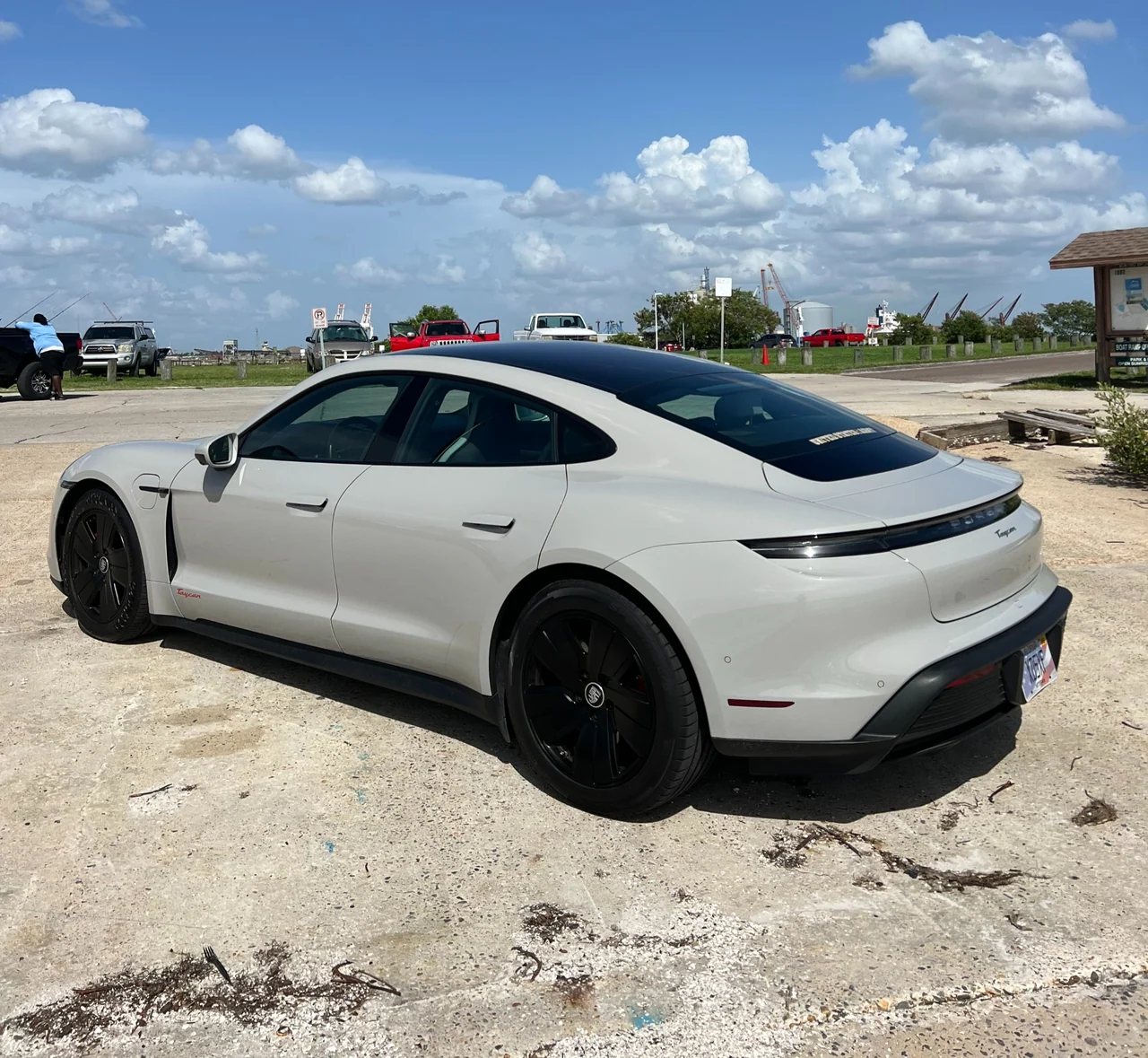 Porsche Taycan reference photograph, view 3